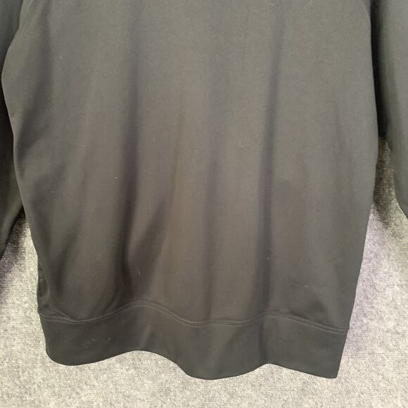 Nike Full Zip Light Weight Jacket Women M Black W/White Cording Pockets Raglan - Picture 9 of 12